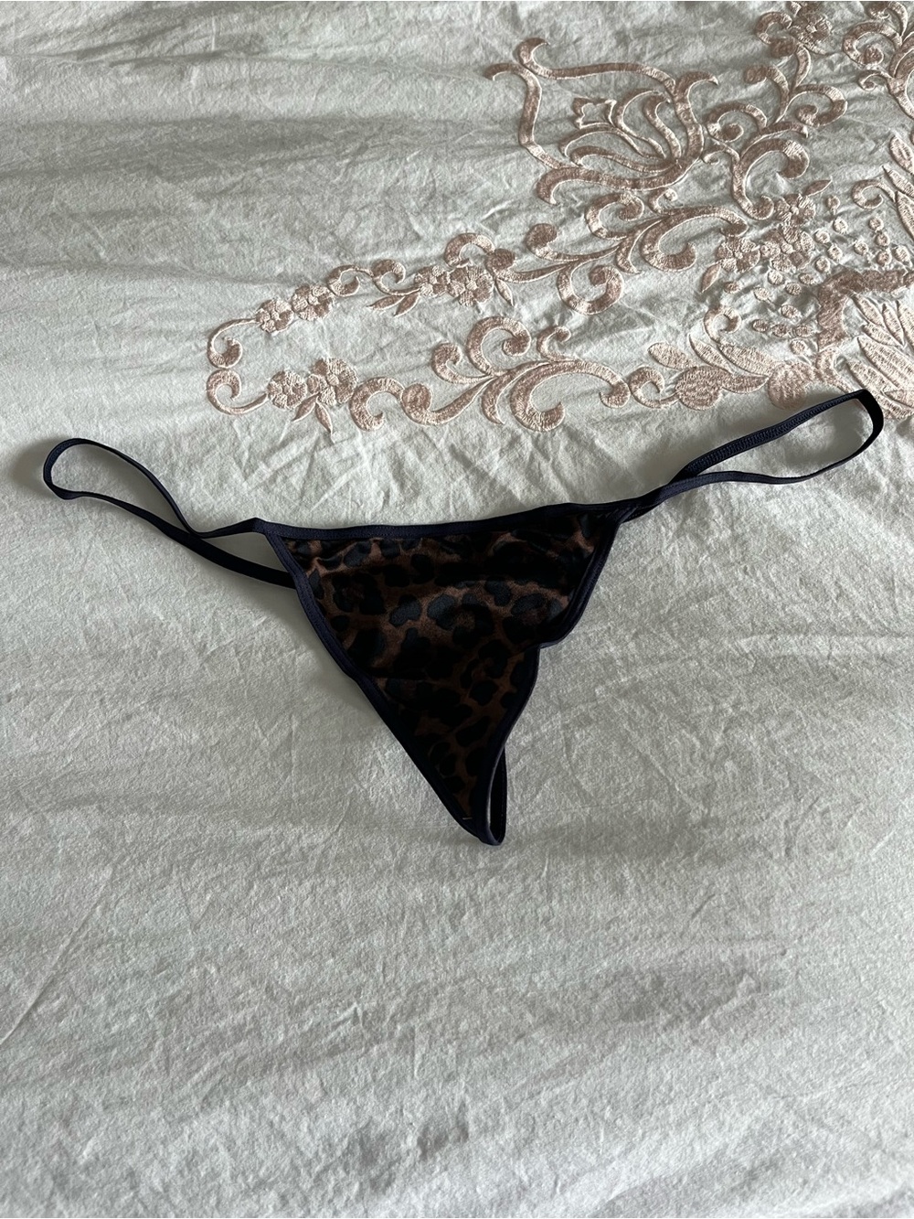 Frederick's of Hollywood Panty 1X Leopard Brown